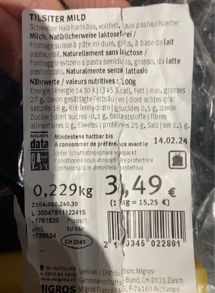 Tilsiter mild