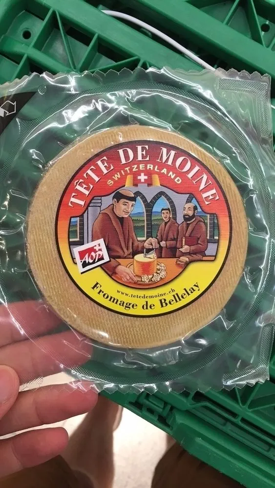 Tête De Moine Aop Fromage de Bellelay gras à pâte mi-dure au lait cru suisse