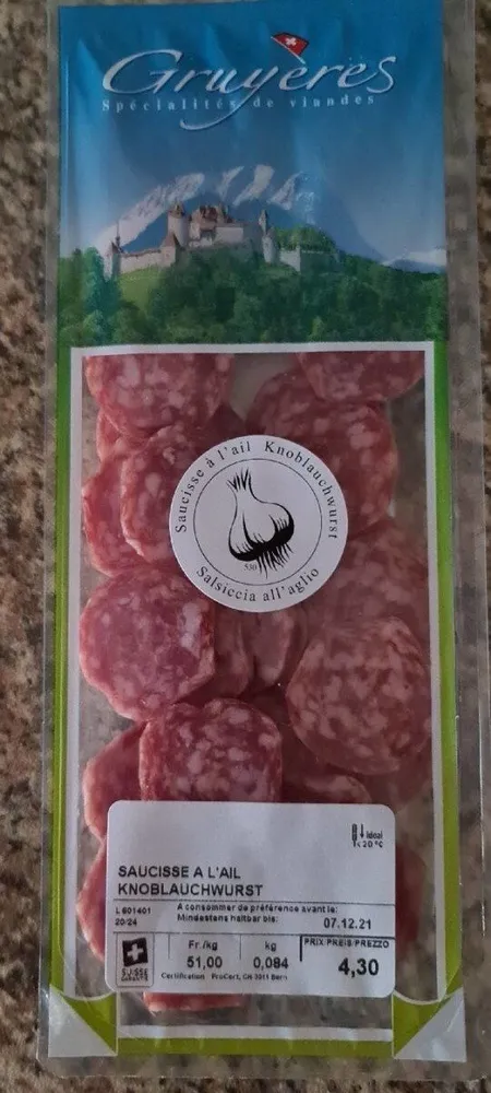 Saucisse à l'ail