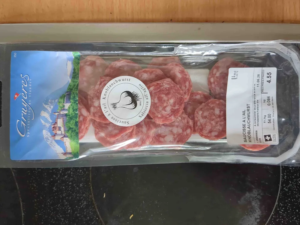 Saucisse à l'ail/Knoblauchwurst