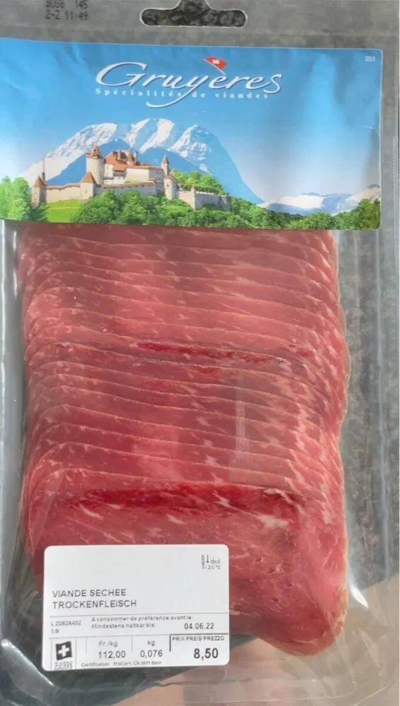 Viande sechee