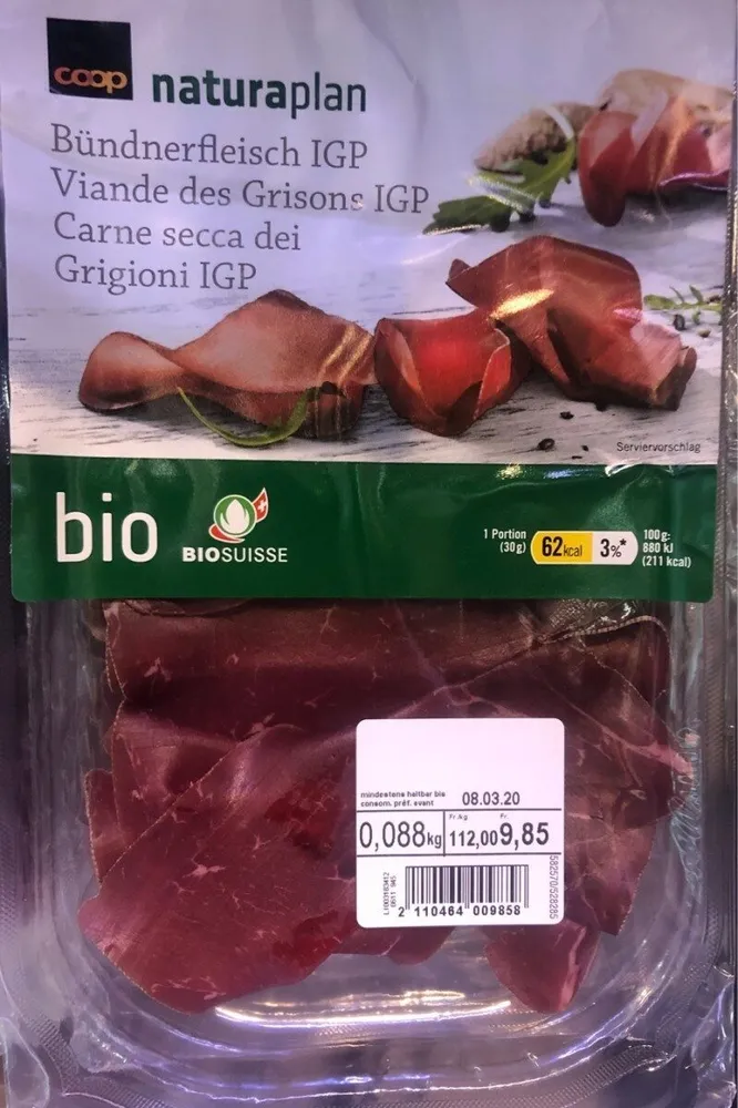 Viande des Grisons IGP