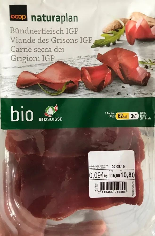 Viande des grisons IGP