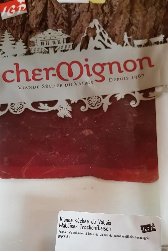 Viande séchée du Valais