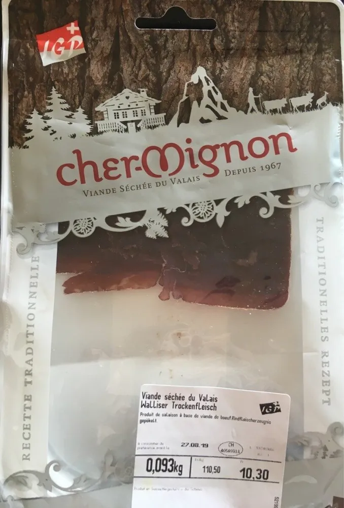 Cher-Mignon viande sechee du Valais