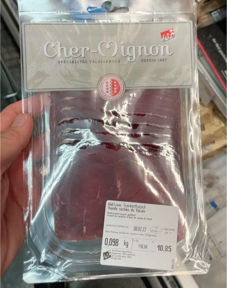 Viande sechee du Valais