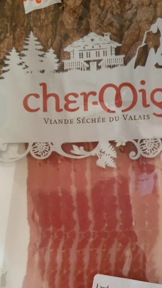 Cher-Mignon viande séchée du Valais