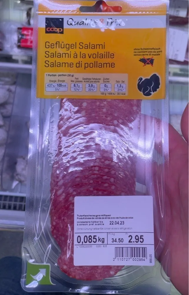 Geflügel salami