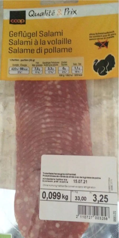 Salami de volaille