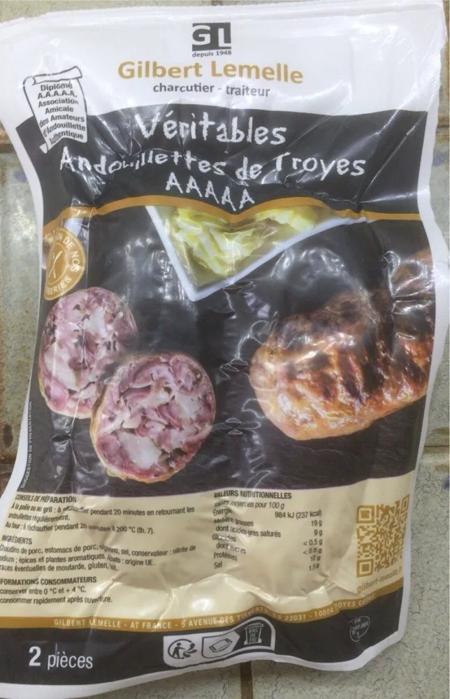 Veritables andouillettes de Troyes