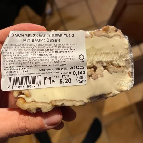 Fromage noix