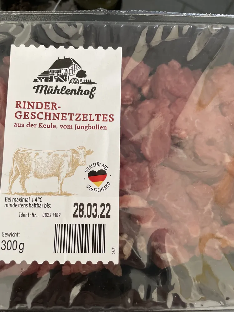 Rinder-Geschnetzeltes