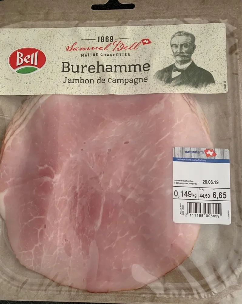 Burehamme / jambon de campagne