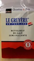 Qualité & Prix Le Gruyère Switzerland mi-salé