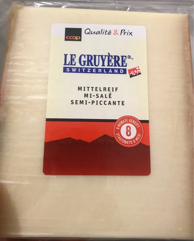 Gruyère mi-salé