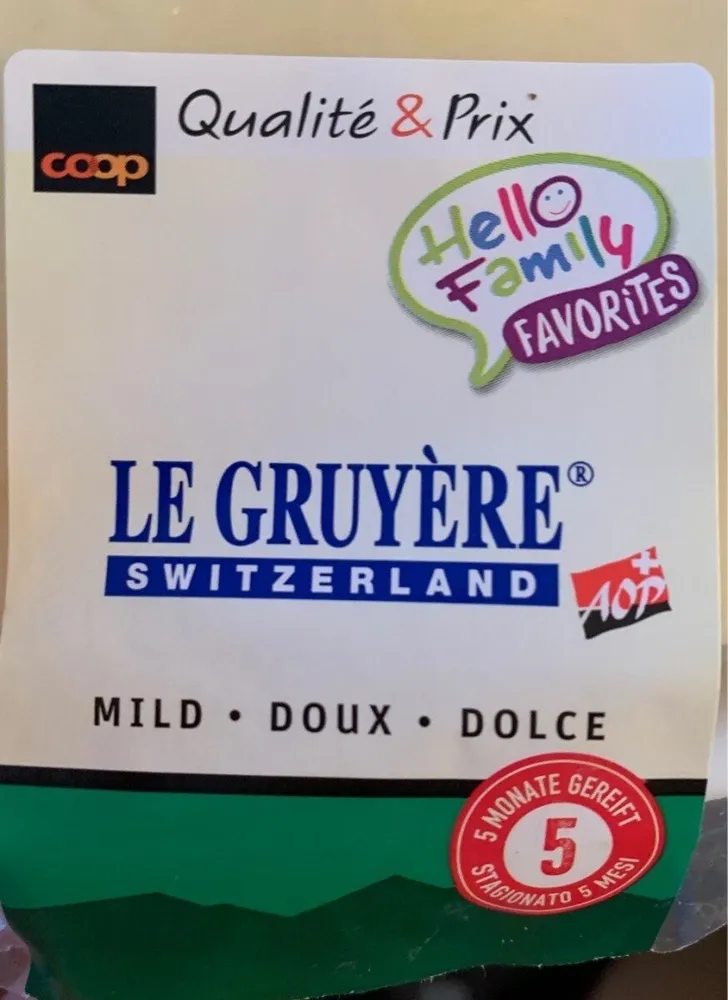 Le gruyère