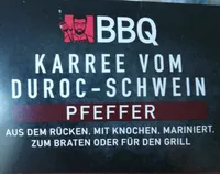 Karree vom Duroc-Schwein, Pfeffer