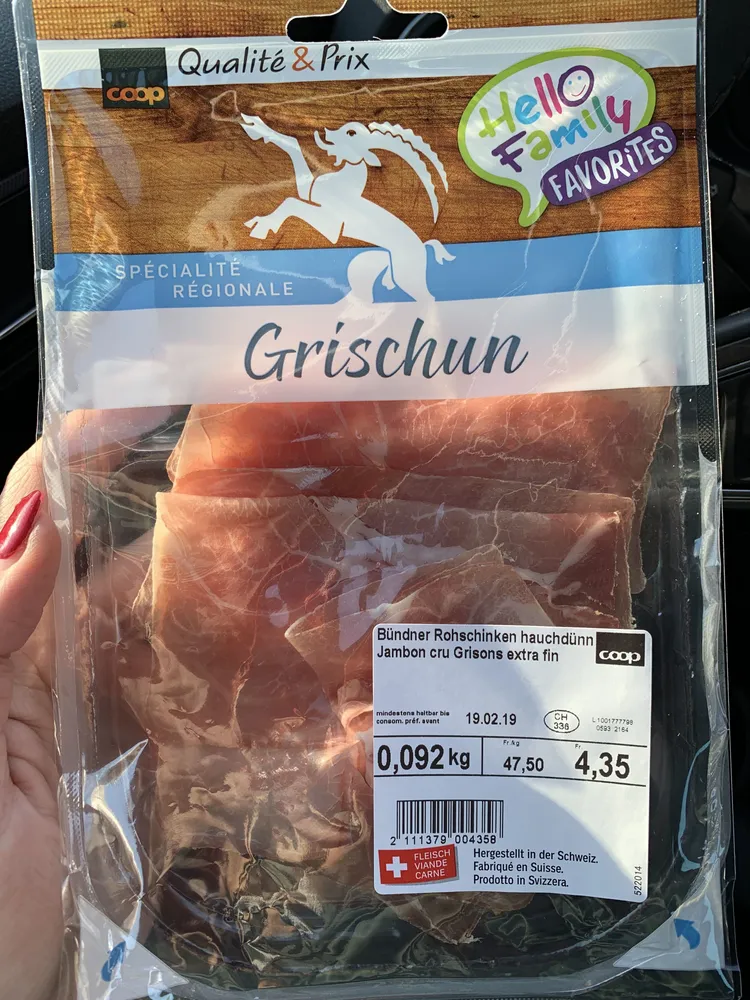 Jambon cru grisons
