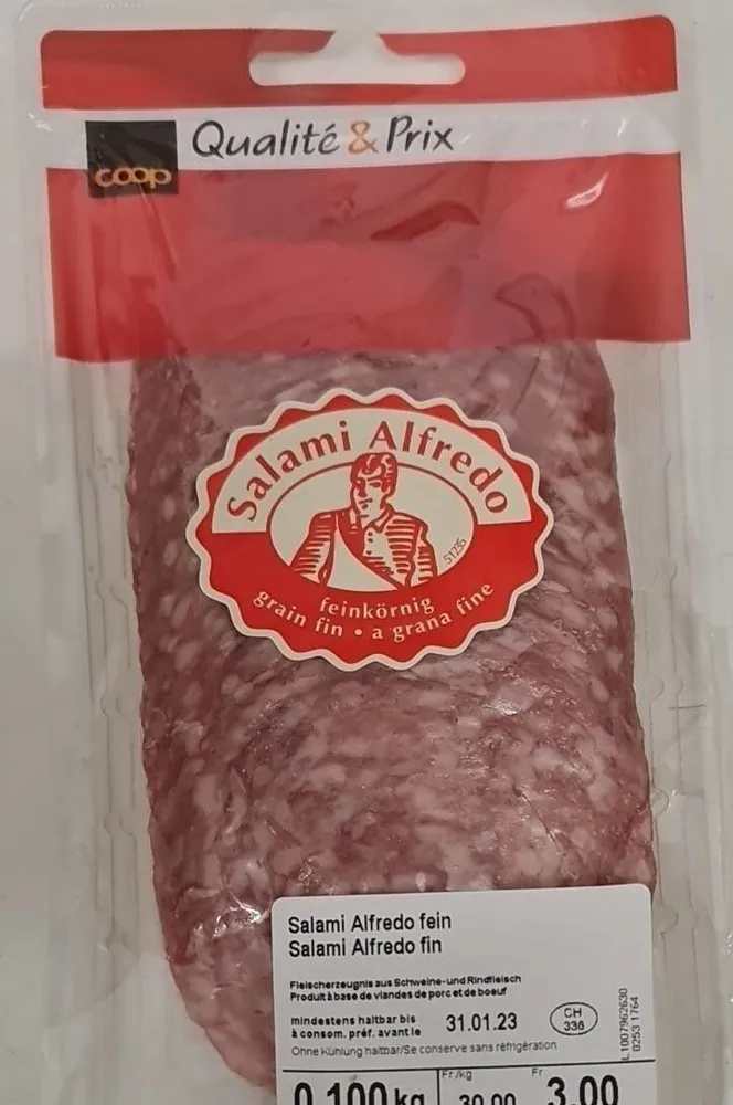 Salami alfredo