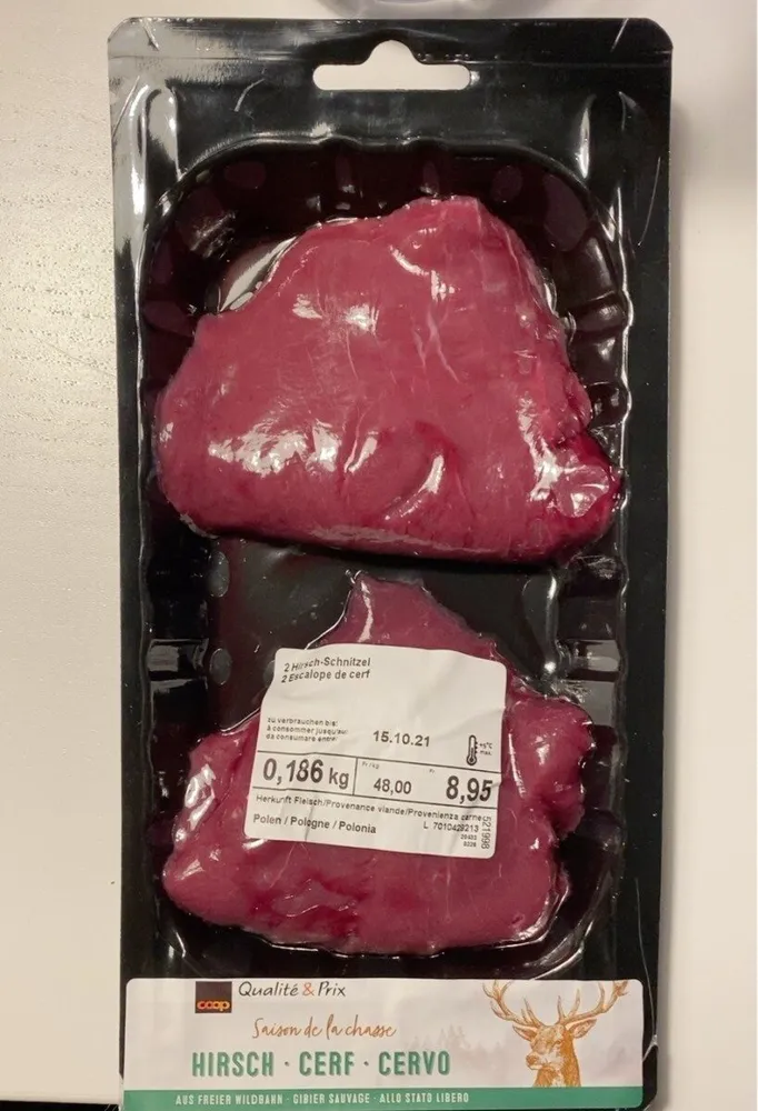 Hirsch-Schnitzel
