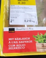 Escalope de blanc de poulet ail d'ours