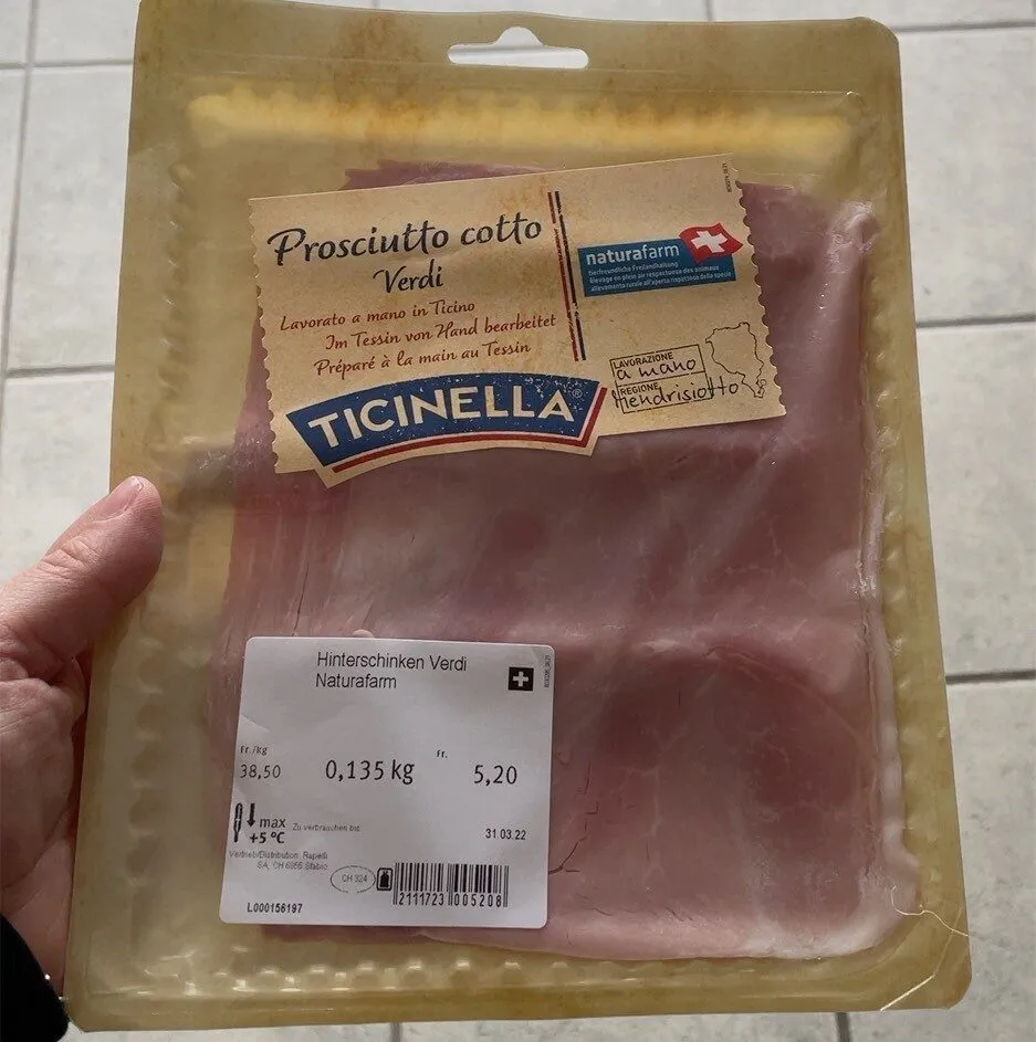 Prosciutto cotto verdi