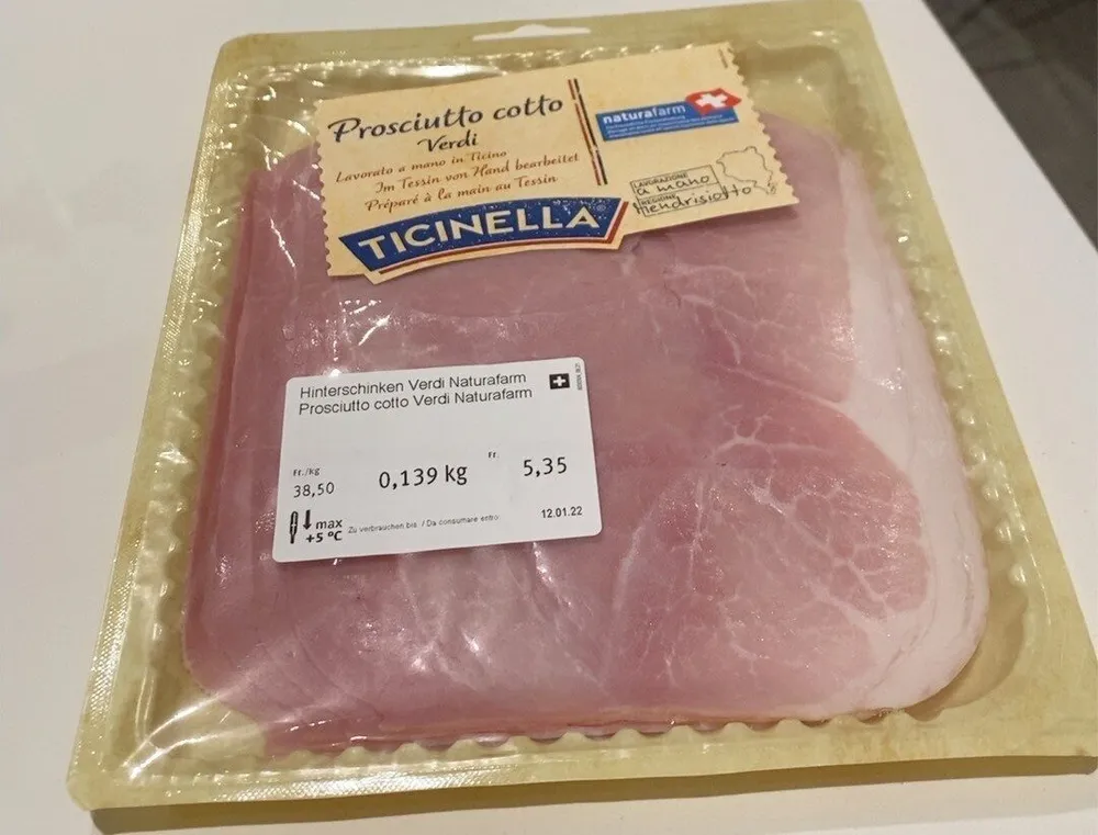 Prosciutto cotto verdi