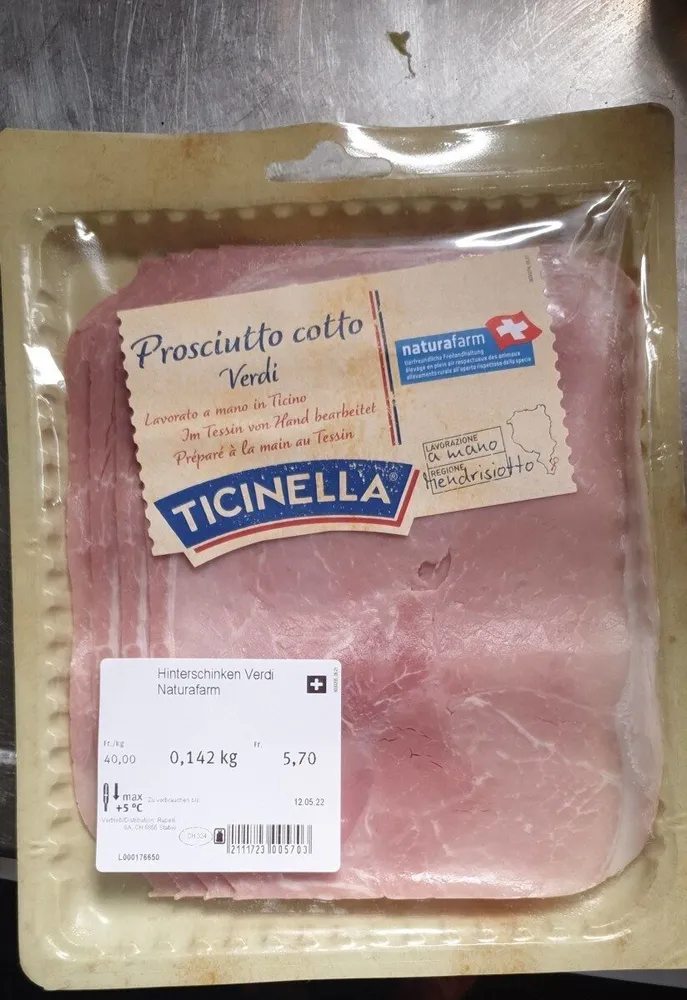 Prosciutto cotto verdi