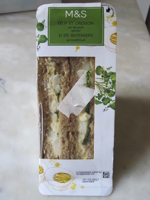 Sandwich Œuf et Cresson, Pain Malté à l'Anglaise