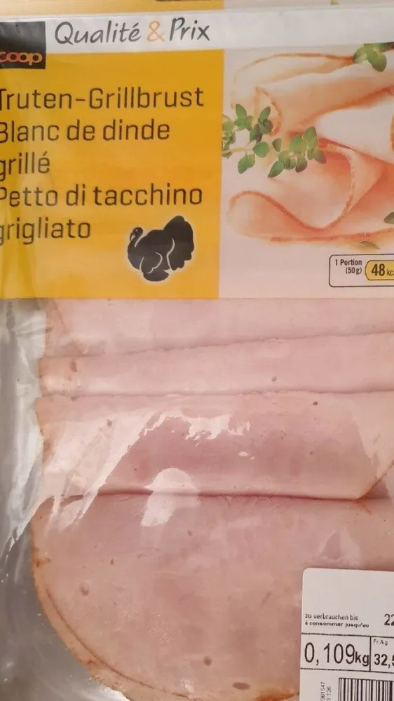 Blanc de dinde grillé