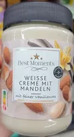 Weisse Creme mit Mandel