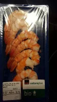 Crevettes Tail on bio cuites