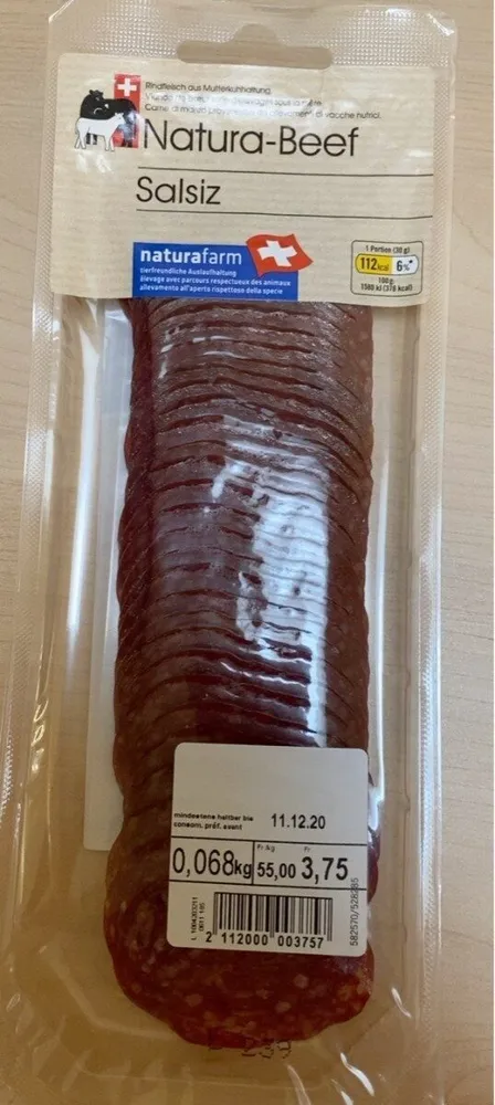 Natura beef salsiz