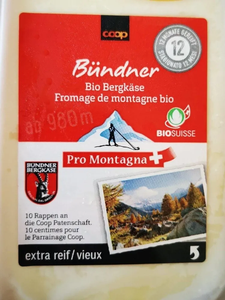 Bündner Bio Bergkäse