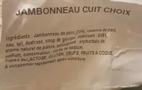 Jambonneau cuit choix