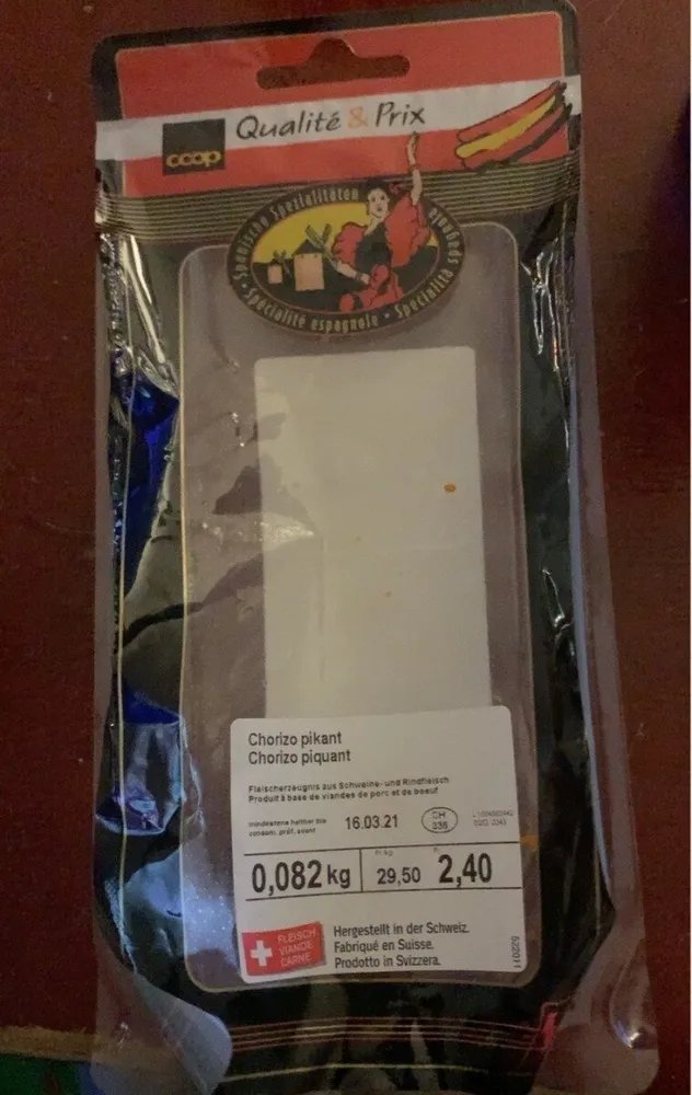 Chorizo piquant