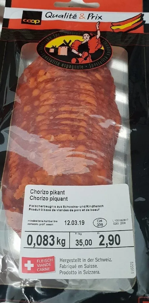 Chorizo piquant