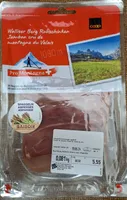 Walliser Berg Rohschinken
Jambon cru de
montagne du Valais