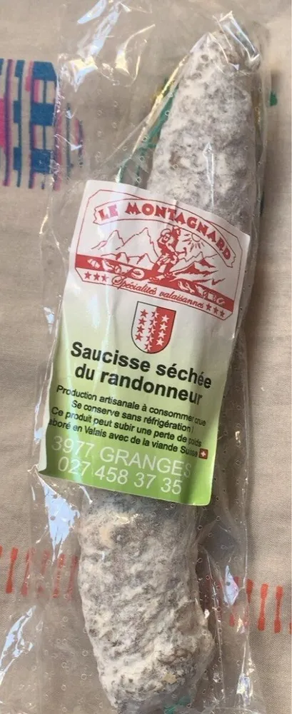 Saucisse séchée du randonneur