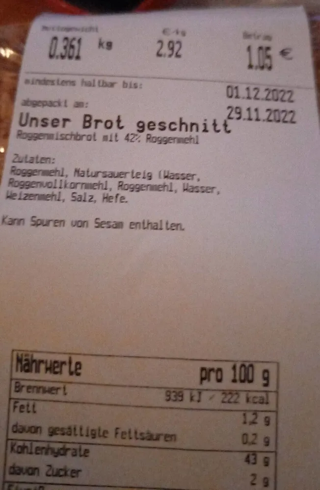 Roggenmischbrot