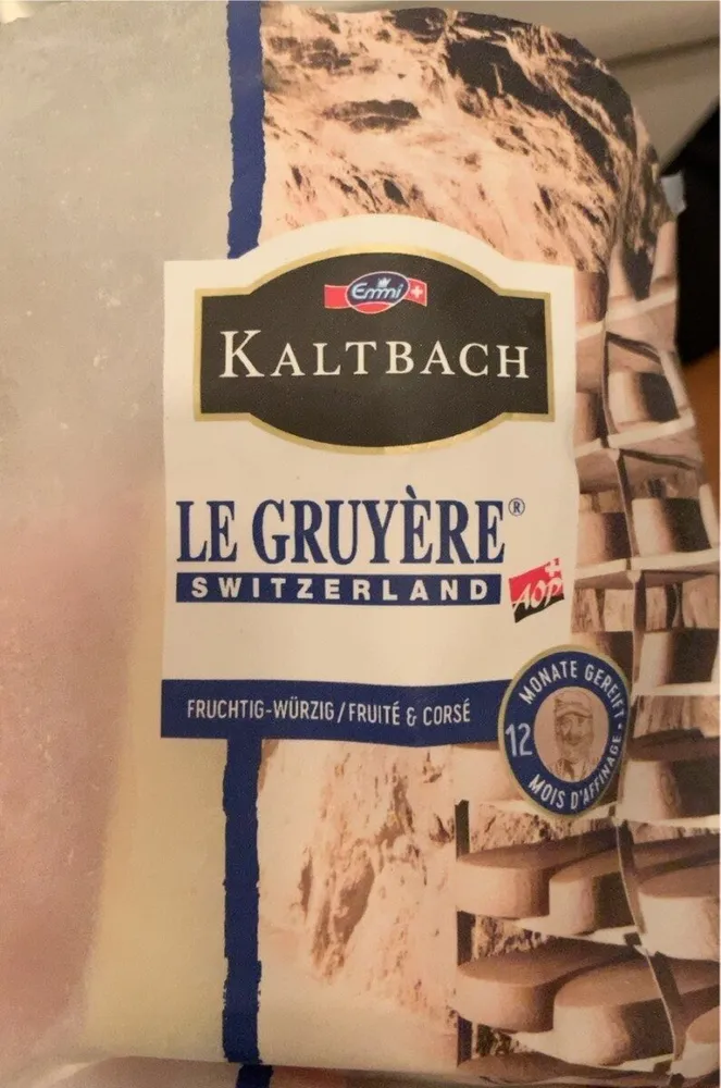 Le Gruyere AOP Fruité & Corsé 12 Mois d'Affinage