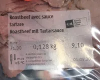 Roastbeef avec sauce
