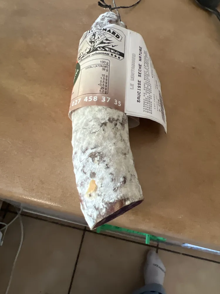 Saucisse sèche le montagnard nature