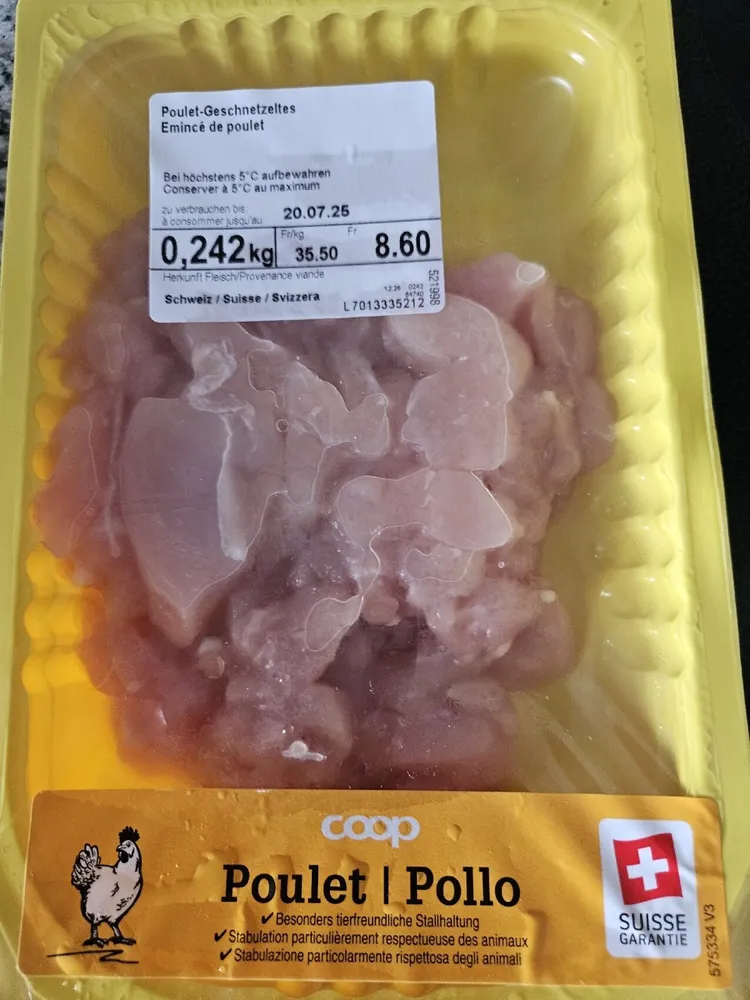 Poulet geschnetzeltes