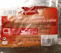 Petite metka saucisse fumée à cuire