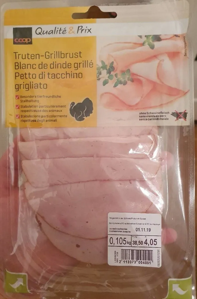 Blanc de dinde grillé