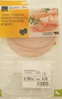 Blanc de dinde grillé