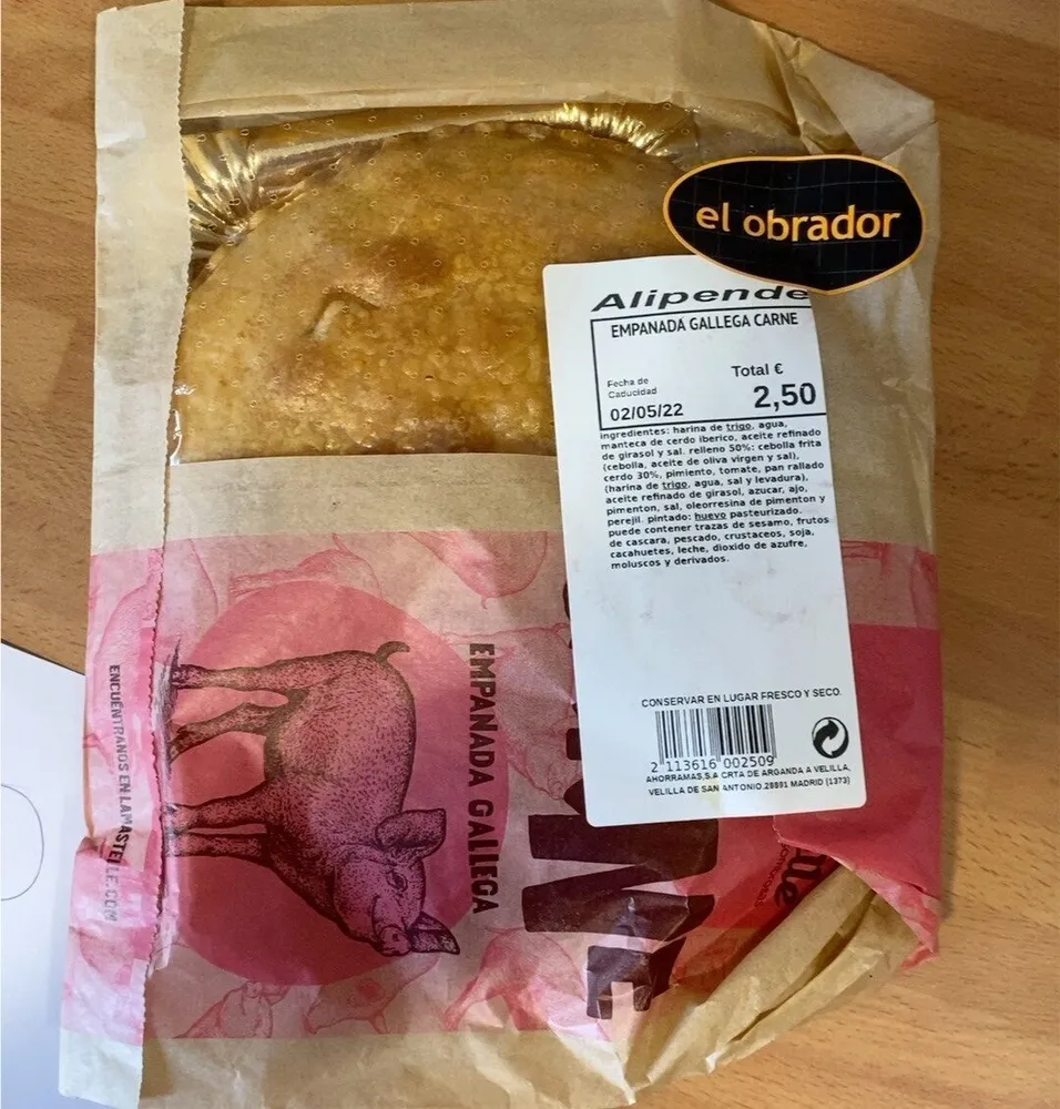 Empanada gallega de carne
