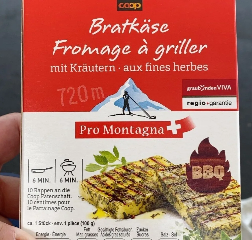 Bratkäse mit Kräutern