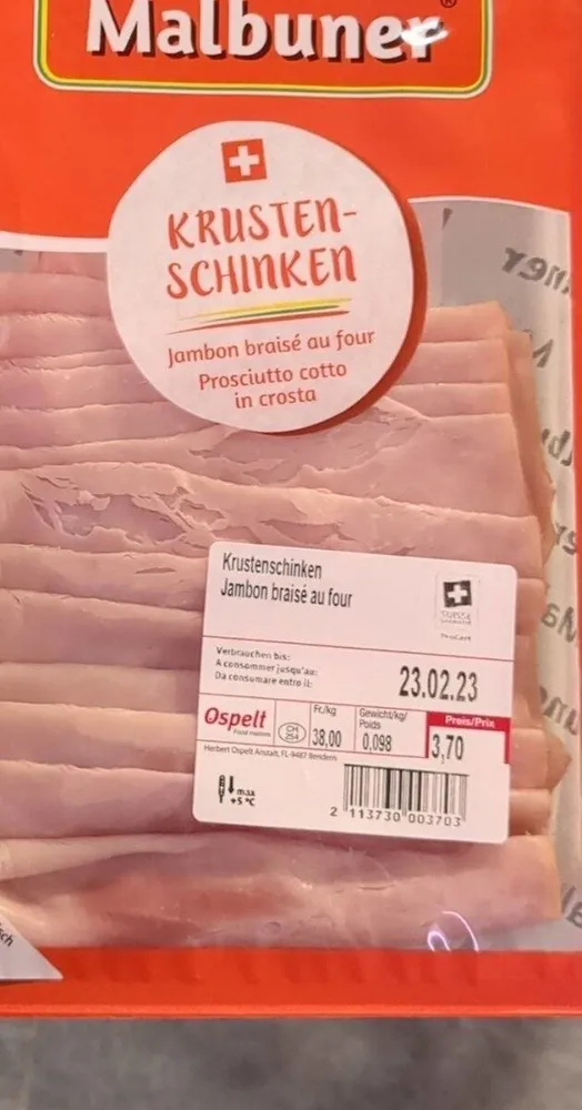 Jambon braisé au four